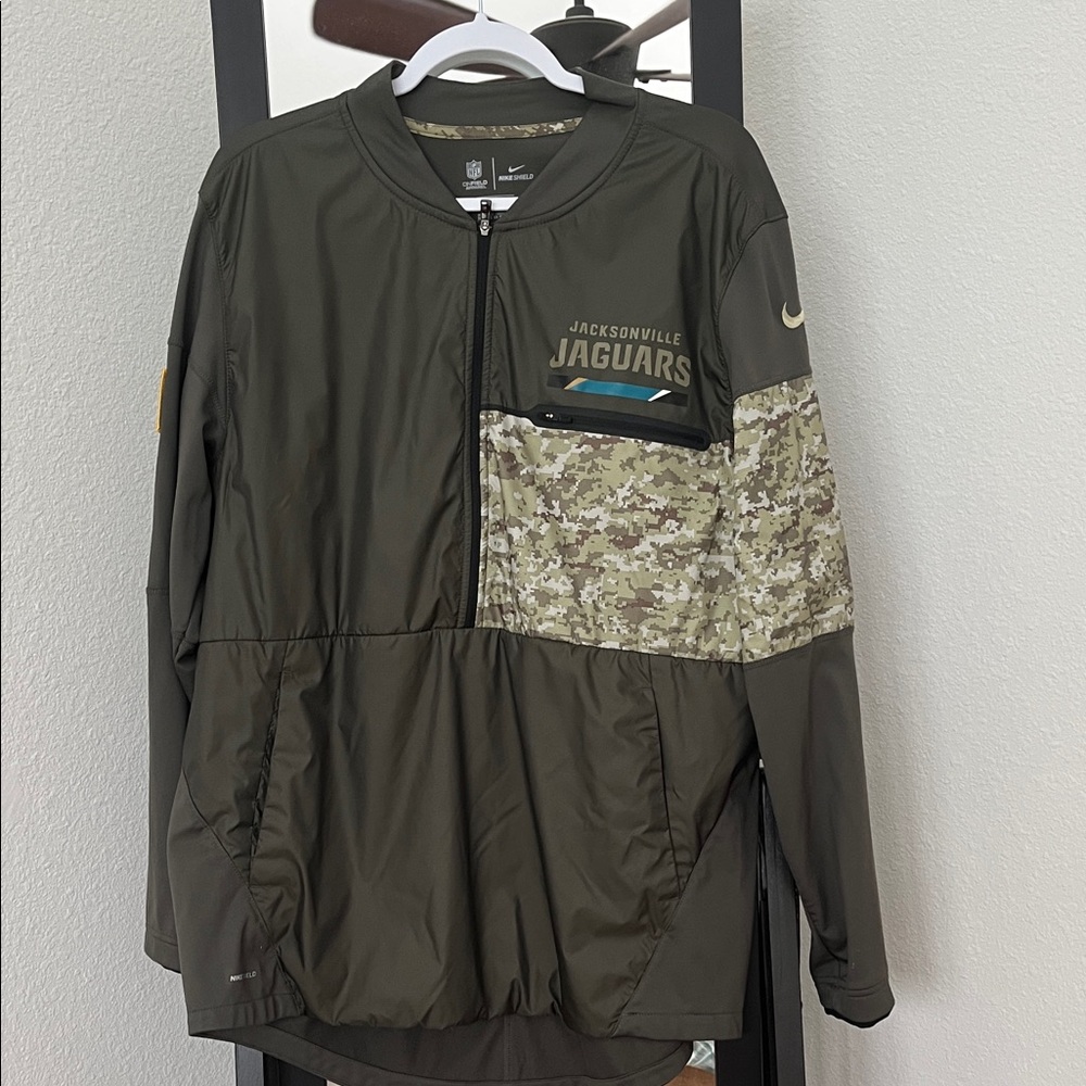 Nike Jacksonville Jaguars Windbreaker - Olive Camo